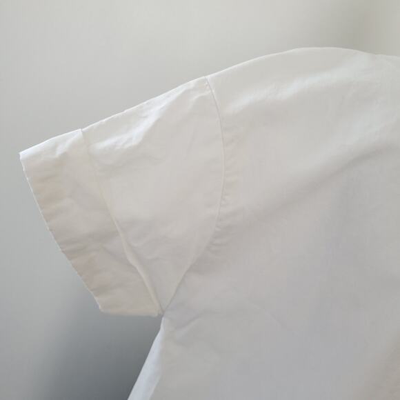 Dries van Noten Minimalist Dress Colorblock Shift White Black Pockets Women 36 - Picture 8 of 12